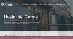 Desktop Screenshot of hostaldelcarme.com